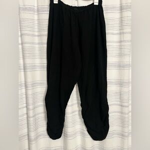 Oh My Gauze Black Cotton Pants Size 2